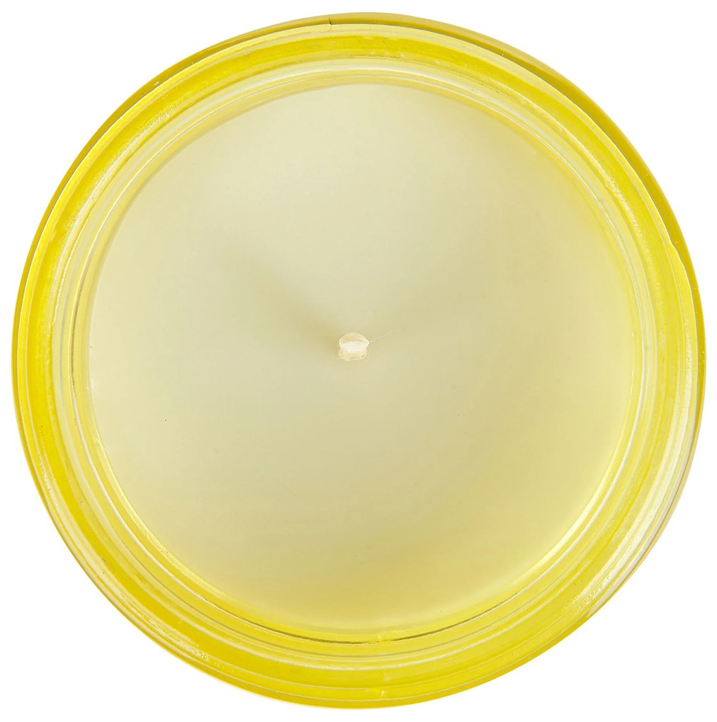 Conjunto de 3 velas perfumadas em cera de soja rosa/dióspiro/erva-cidreira FRUITY BLOOM Beliani