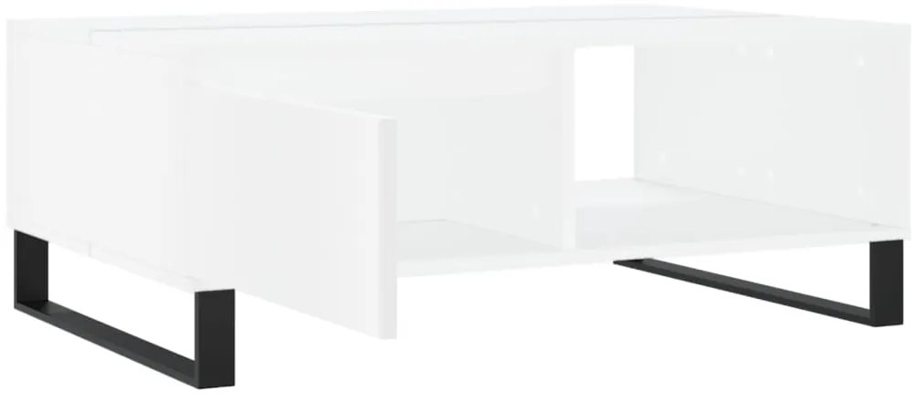 Mesa de centro 90x60x35 cm derivados de madeira branco