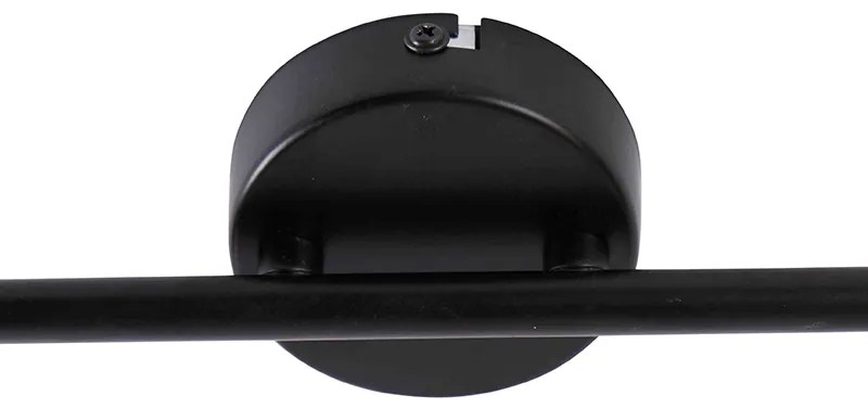 Foco moderno preto 2 luzes ajustável - Facil