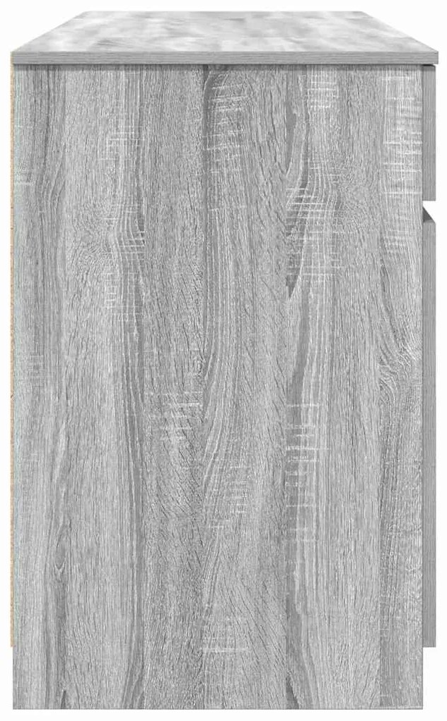 Mesa vidaXL Cinzenta Sonoma 140x49x76 cm Madeira engenheirada