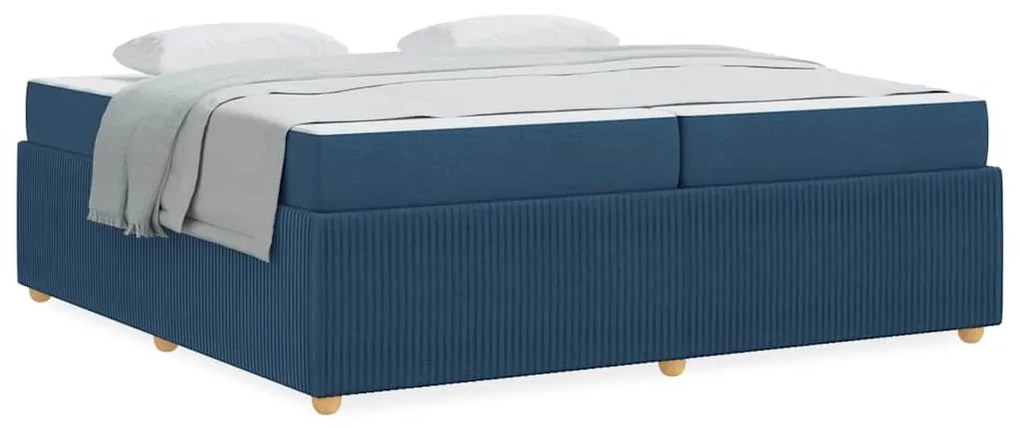Estrutura da Cama Outros Azul 200 x 200 cm tecido