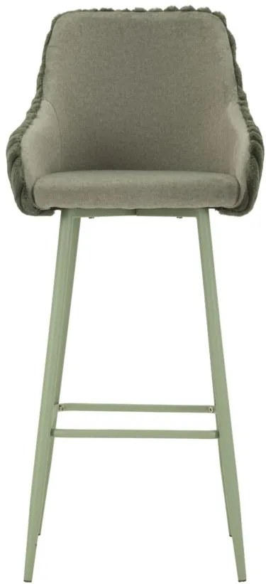 CONJUNTO DE 2 BANCOS DE BAR ALASKA VERDE 52X46X111 CM (ALTURA DO ASSENTO 78 CM)