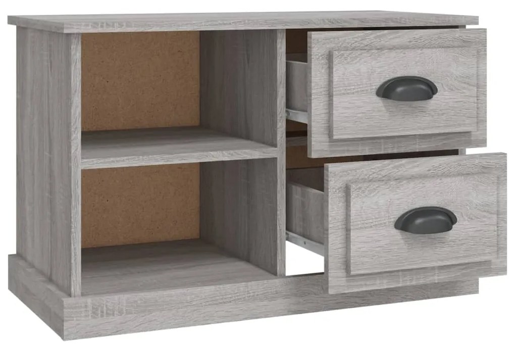 Móvel de TV 73x35,5x47,5cm derivados de madeira cinzento sonoma