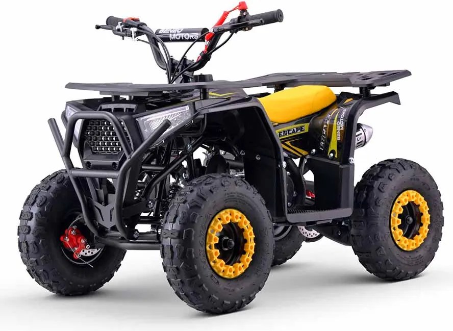 Moto 4 gasolina para Crianças Motors Quad Escape 49cc Amarela
