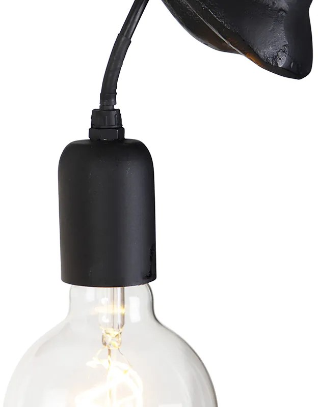 Candeeiro de parede vintage preto - Animal Girafa