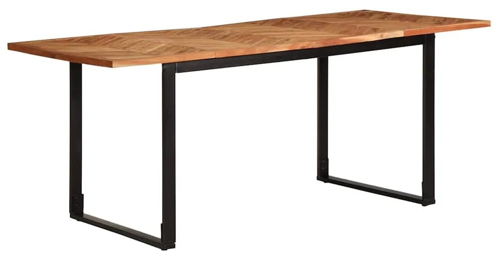 Mesa de jantar 180x90x75 cm madeira de acácia maciça