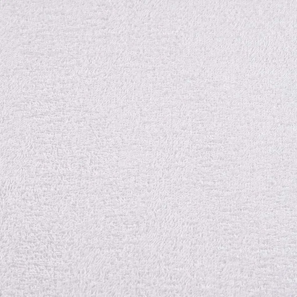 Toalhas 2 pcs 100x200 cm 360 gsm 100% algodão branco