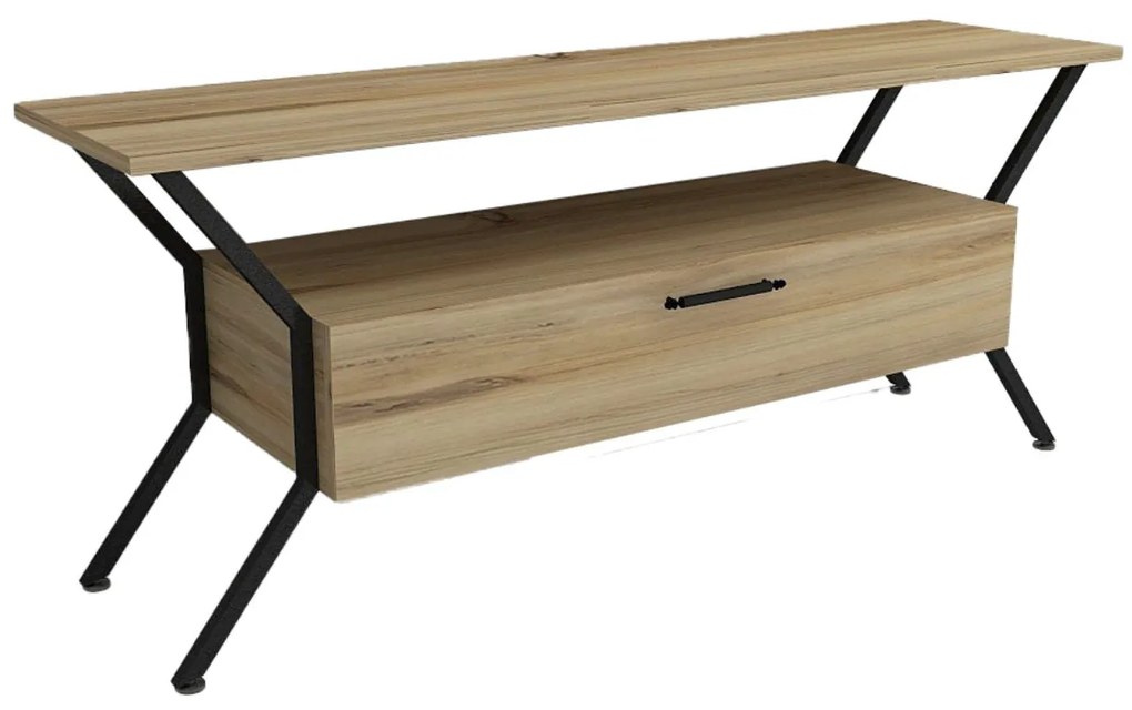 Móvel de TV Tarz – Felt Black – 124x54x35 cm