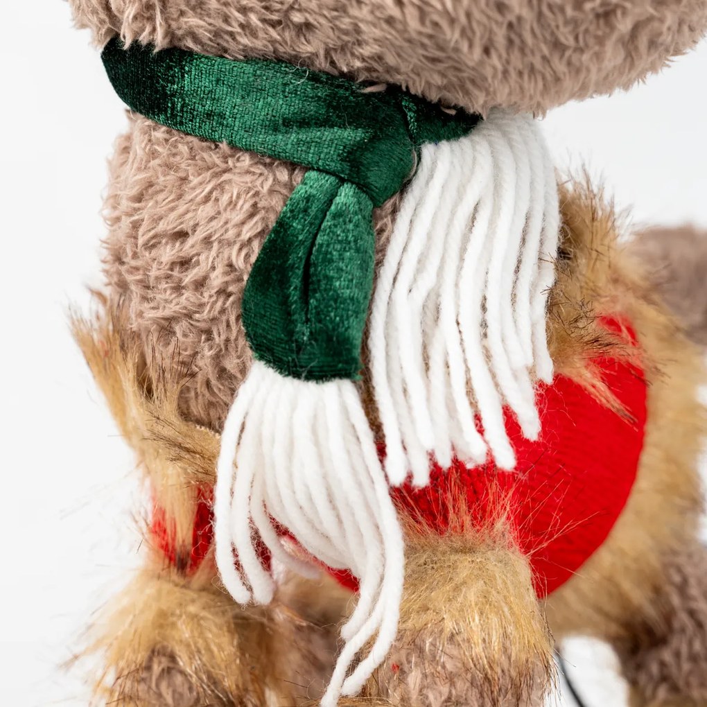 Candeeiro de mesa de Natal Rena Castanho incl. LED - Rudi Para crianças