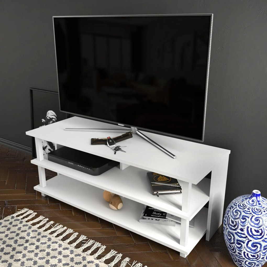 Móvel de TV Pueblo – Branco – 120x44,6x47,4 cm