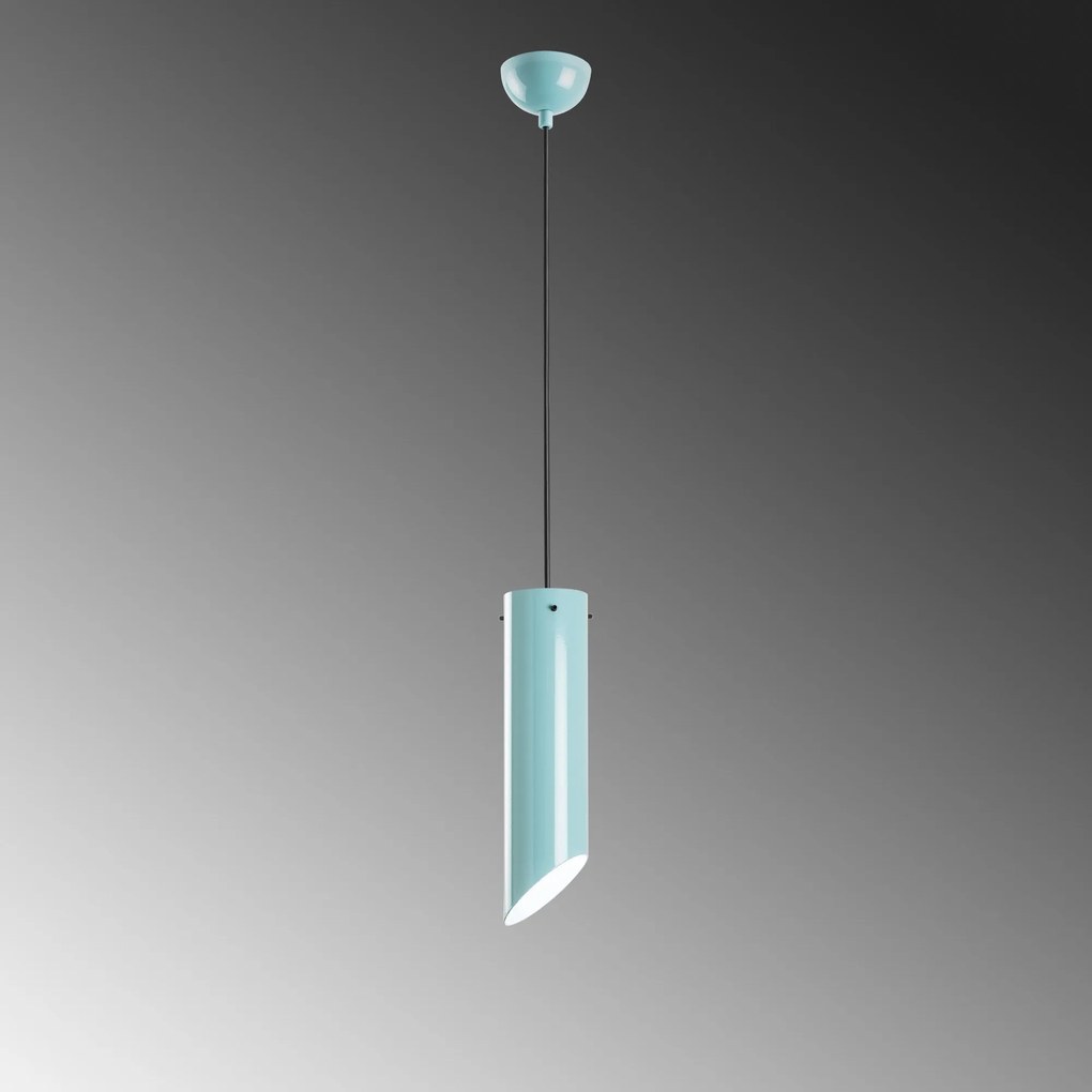 Candeeiro Kesıkboru – Turquesa – Ø8 h:28 cm