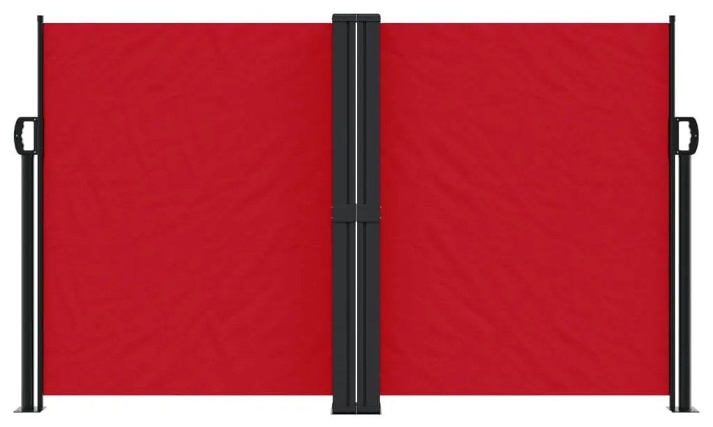 Toldo lateral retrátil 140x600 cm vermelho