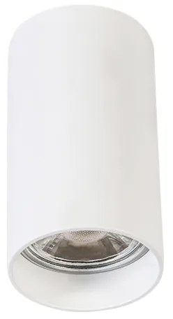 Conjunto de 4 focos de superfície modernos branco 5,5cm GU10 50mm - Tuba