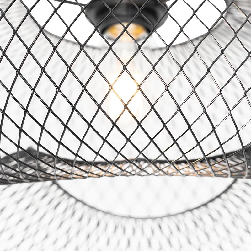 Candeeiro de teto moderno preto - Zora