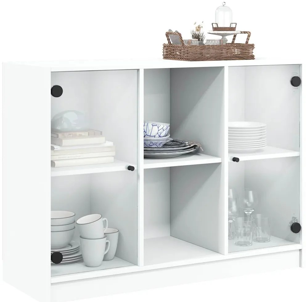 Aparador 102x37x75,5 cm derivados de madeira branco