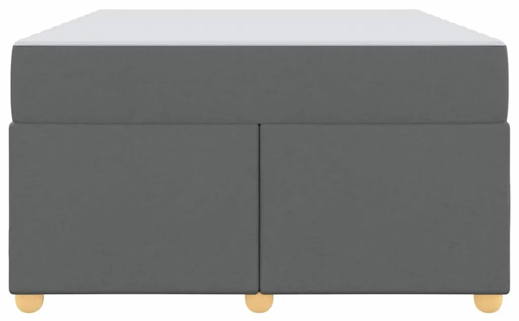 Estrutura de cama com colchão Cinzento escuro 120 x 200 cm