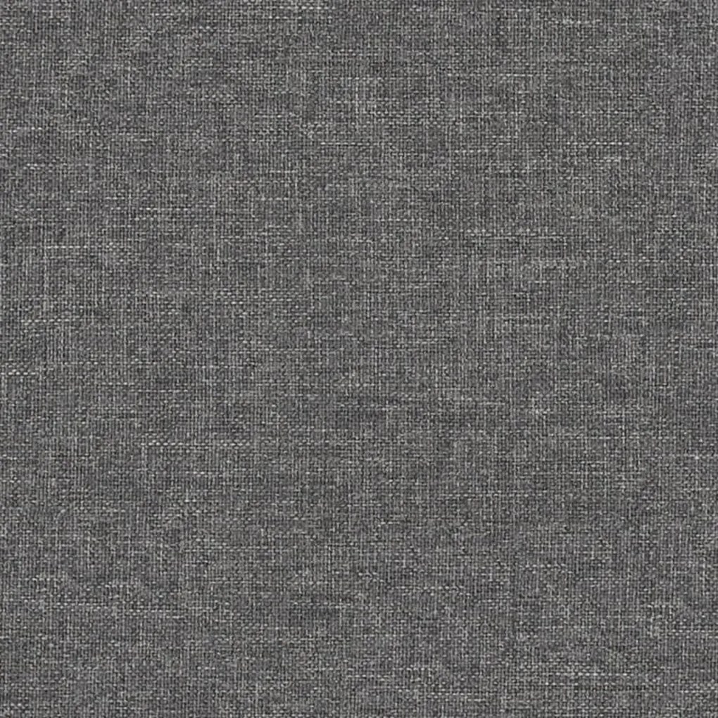 Cadeira de descanso com banco tecido cinzento-claro