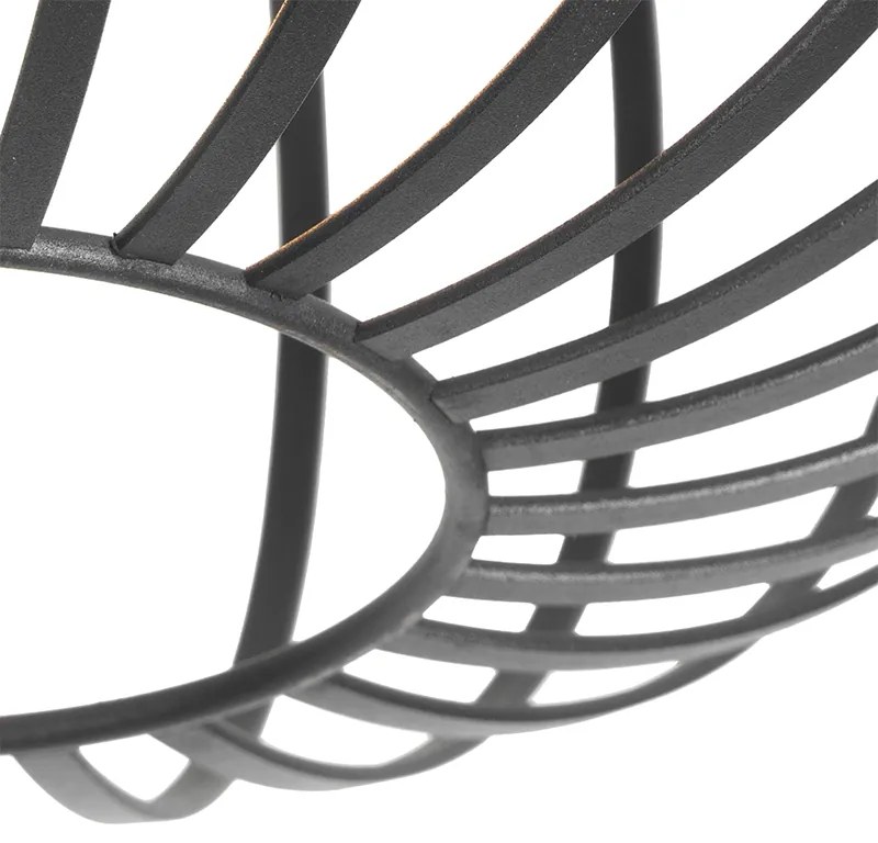 LED Plafon Inteligente Preto 30 cm Incl. Wifi G95 - Johanna