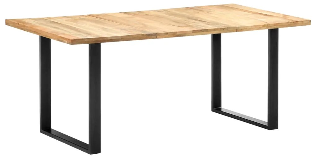 Mesa de jantar 180x90x76 cm madeira de mangueira maciça