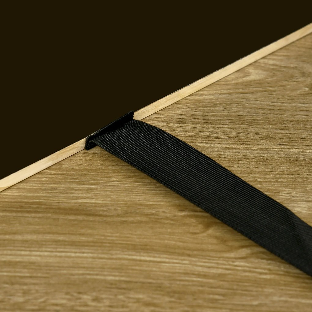 HOMCOM Espelho de Pé de Madeira Espelho de Corpo Inteiro com Suporte para Sala de Estar Dormitório Camarim Entrada Corredor Estilo Moderno 150x46x43cm Madeira