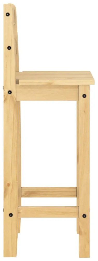 5 pcs conjunto de bar pinho maciço