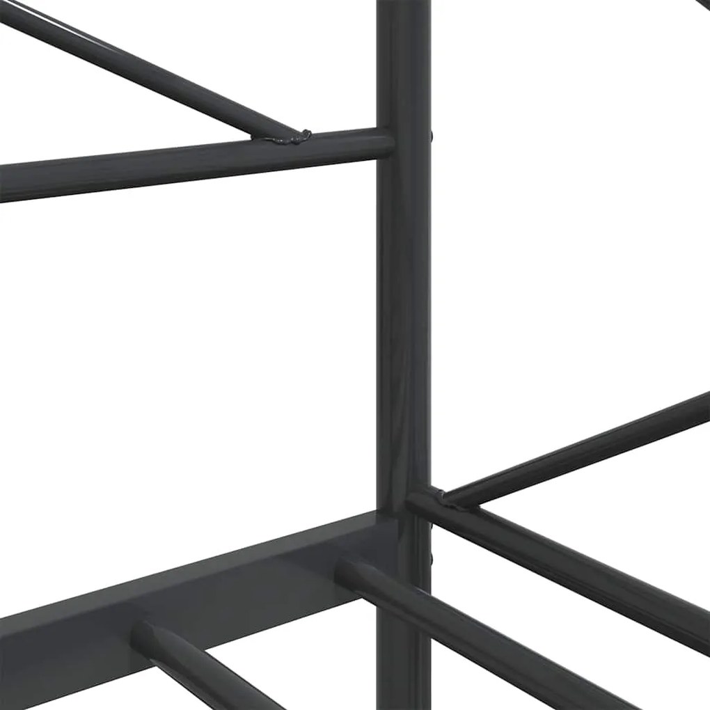 Cama de Dia sem Colchão 90x200 cm aço preto