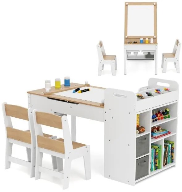 Armário de joias infantil independente de corpo inteiro com capacidade de armazenamento - rosa