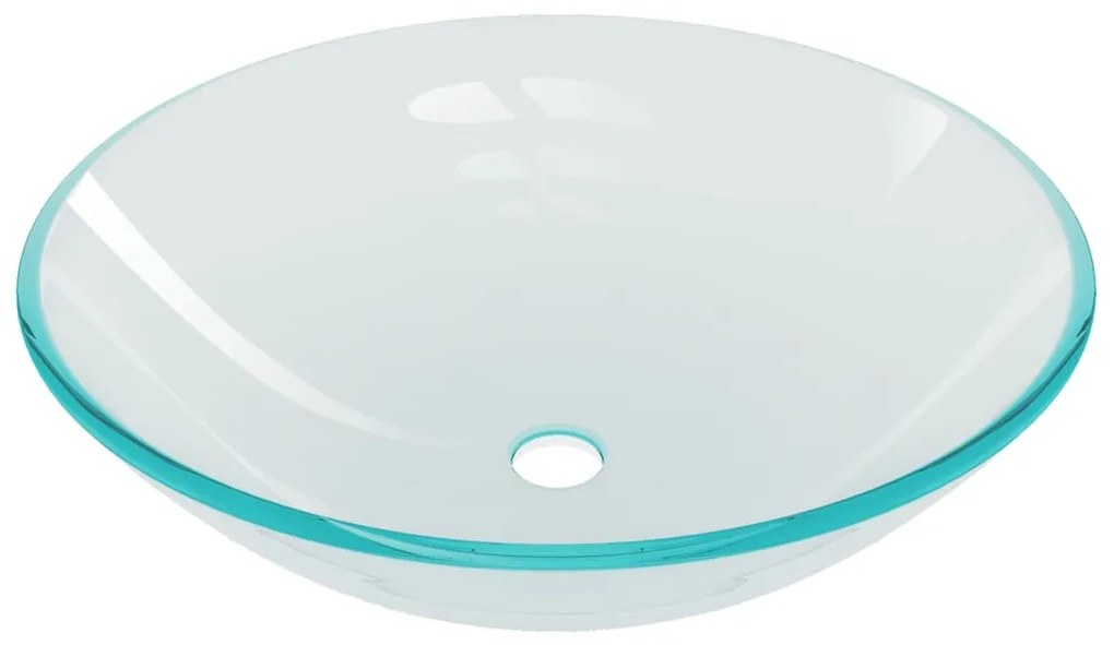 Lavatório torneira válvula click-clack vidro temp. transparente