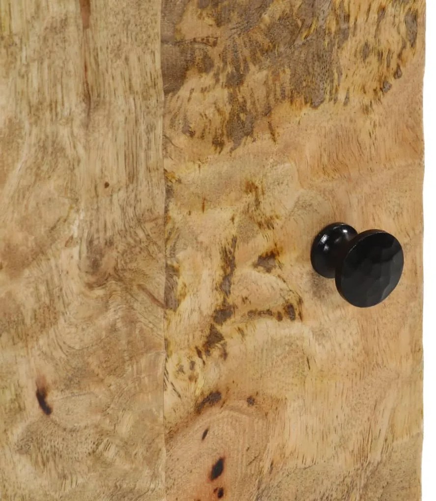 Mesa de cabeceira 50x33x60 cm madeira de mangueira maciça