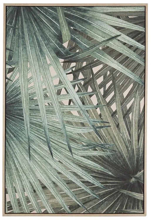 Quadro decorativo com moldura verde 63 x 93 cm ALBENGA Beliani
