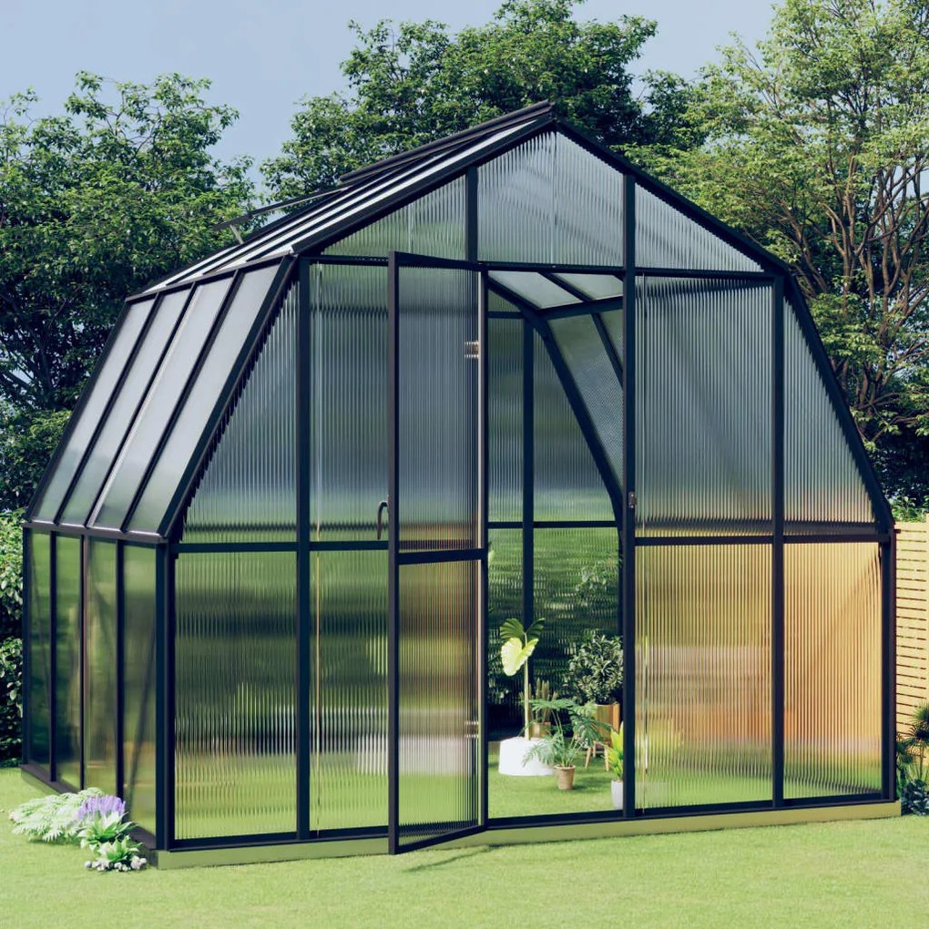 Estufa GreenHouse com Base - 6,43 m² - Estrutura em Aluminio e Aço