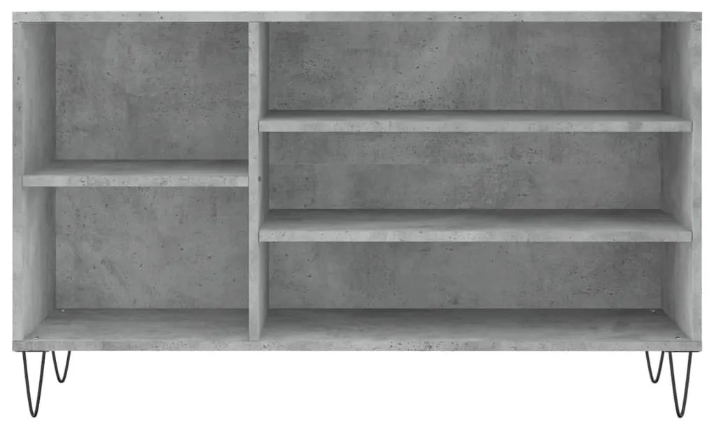 Sapateira 102x36x60 cm derivados de madeira cinzento cimento