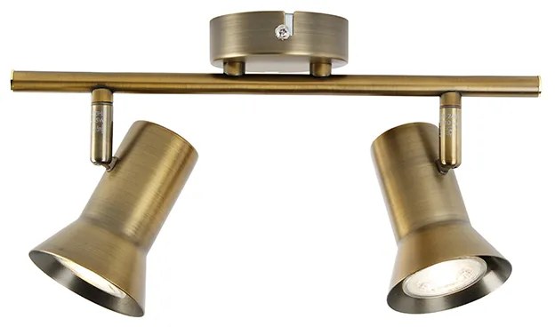 Foco de teto bronze rotativo e inclinável - Karin 2