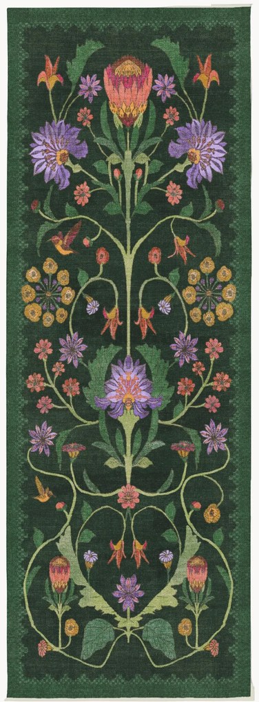 Passadeira lavável de pelo curto Protea by Iris Apfel