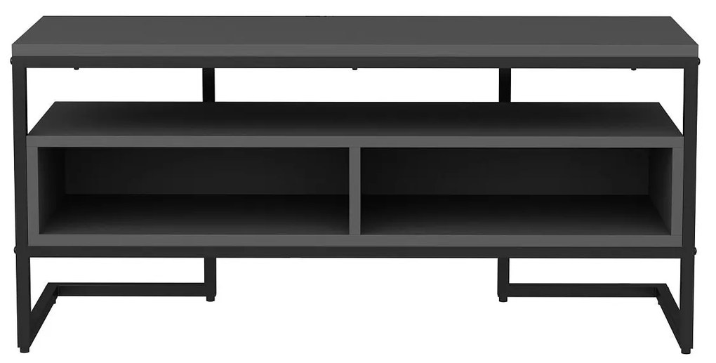 Móvel de TV Merrion – Preto Antracite – 110 cm x 35 cm x 49,9 cm