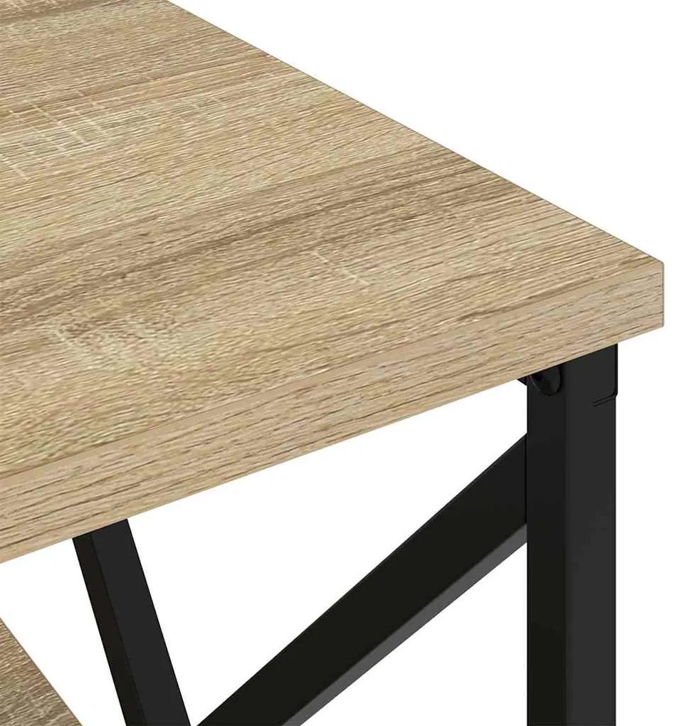 Armário de Cabeceira 2 pcs Carvalho sonoma 41.5 x 40.5 x 55 cm