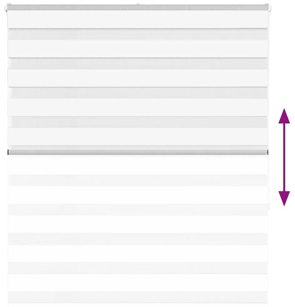 Cortina de zebra 130x150 cm largura do tecido 125,9cm poliéster