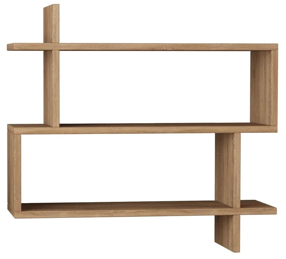 Estante City – Nogueira e Creme – 64,6 cm x 170 cm x 24,2 cm