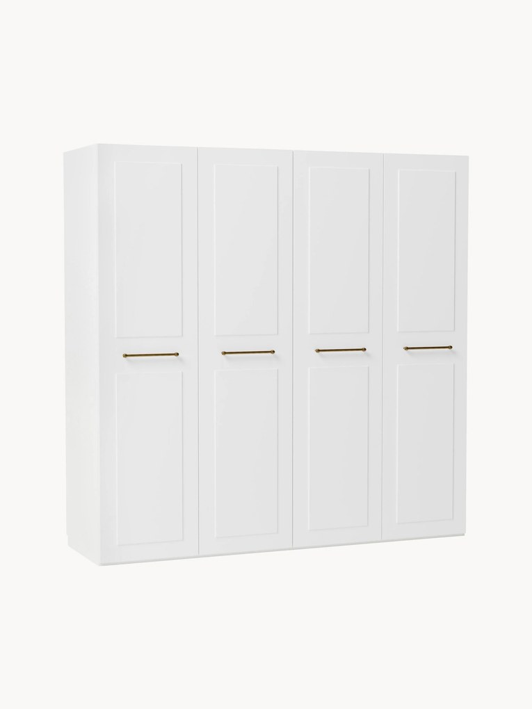 Roupeiro modular com portas articuladas Charlotte, L 200 cm, vários tamanhos