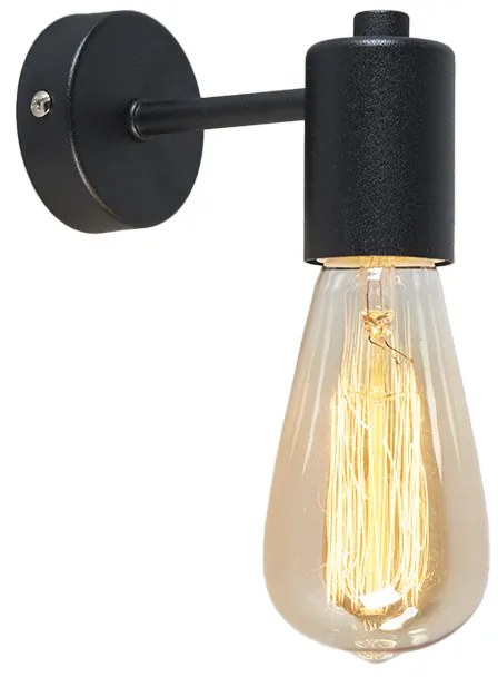 Candeeiro de parede industrial preto - Facil Design,Moderno