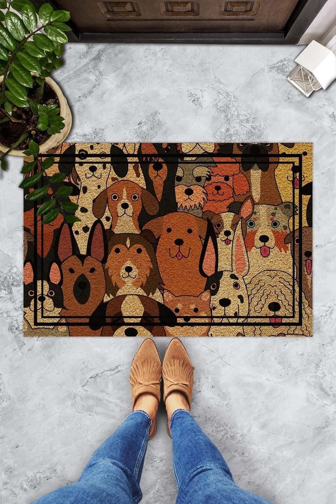 Tapete de PVC Cane Carıno – Multicolor – 40x60 cm | Tribo Home