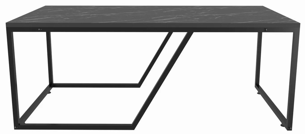 Mesa de Café Wendy - Preto - 120x60x48 cm