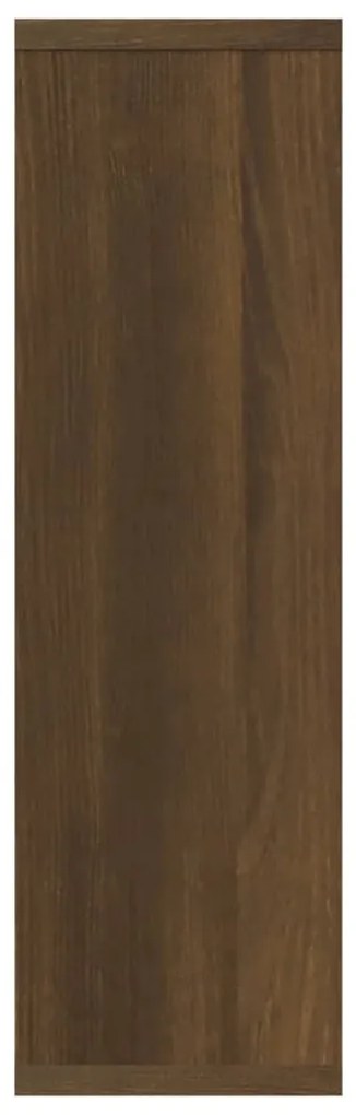Prateleira parede 85x16x52,5cm madeira carvalho castanho