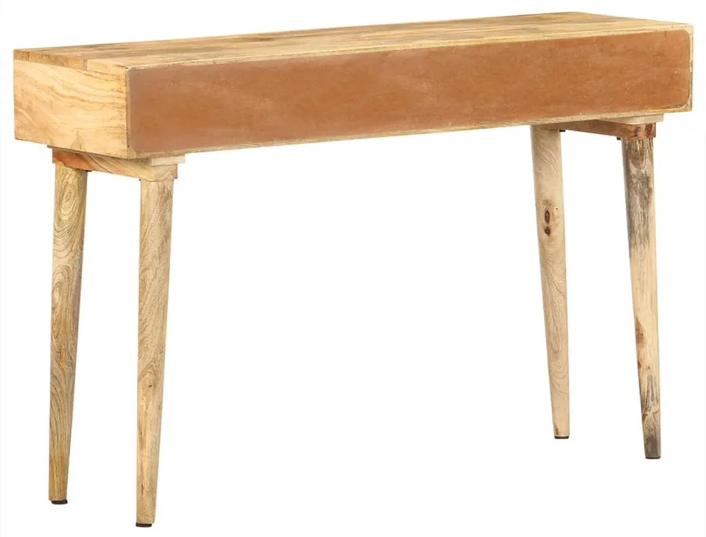 Mesa consola 115x35x76 cm madeira de mangueira maciça