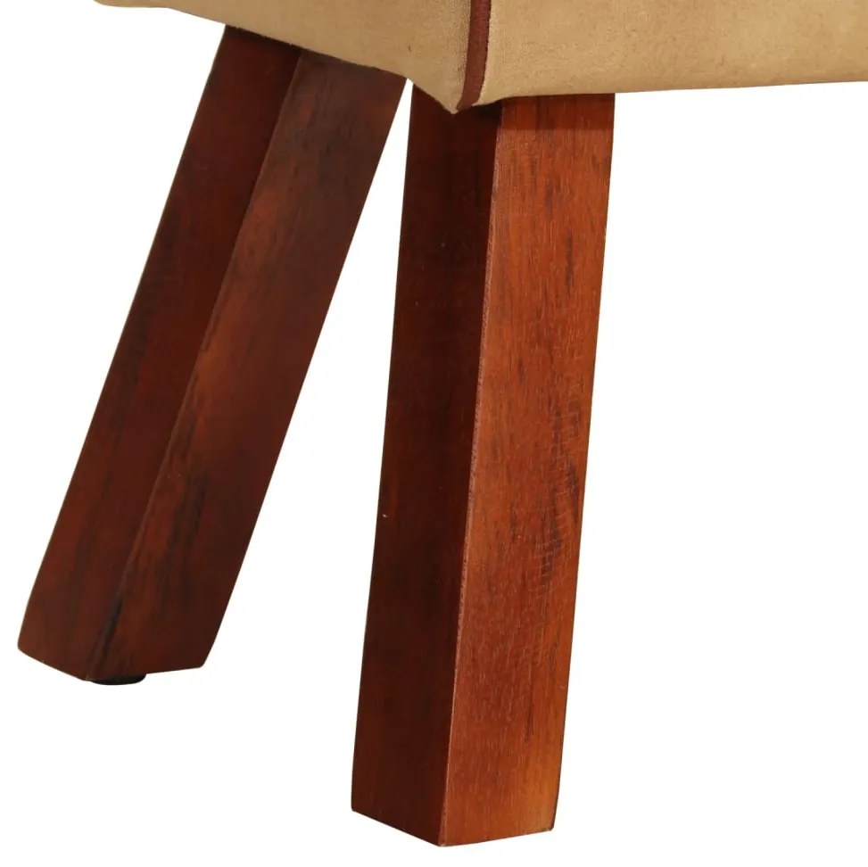 Boque de ginásio 58 cm couro genuíno castanho/mangueira maciça