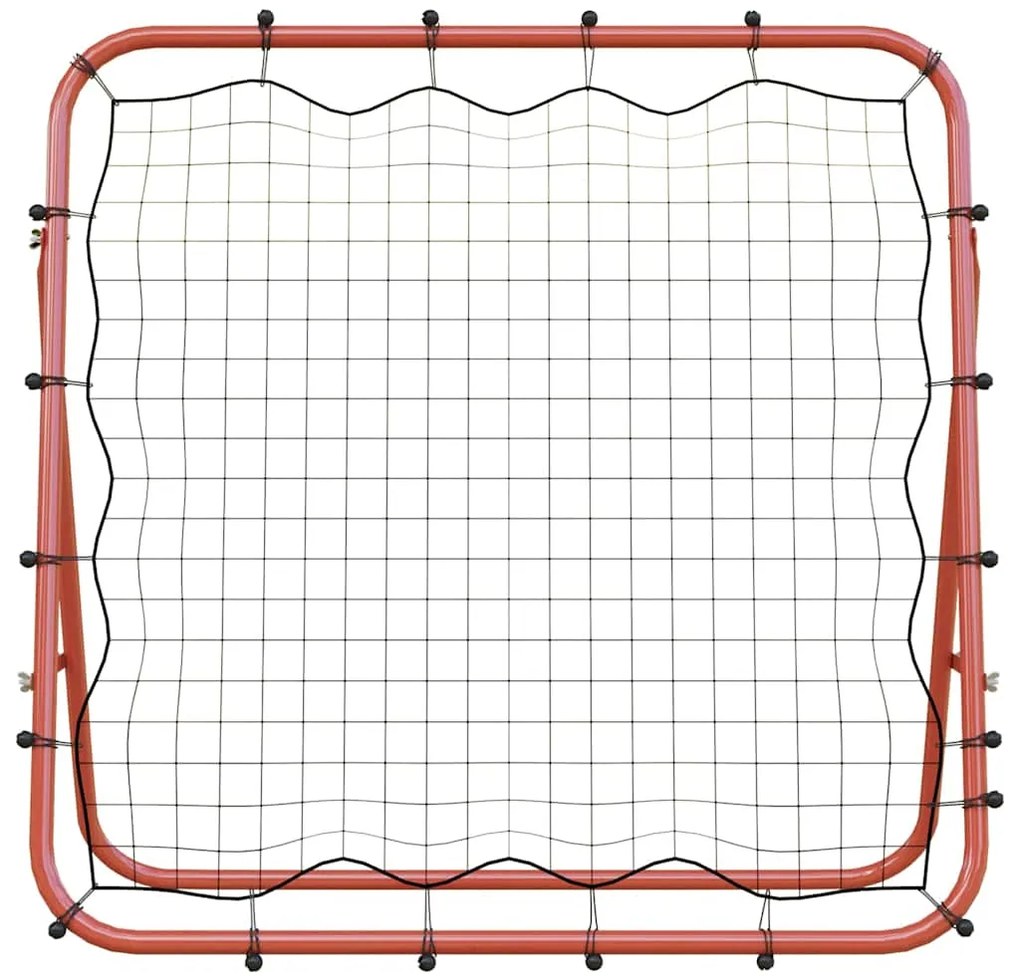 Rede de ressalto para futebol ajustável 96x80x96 cm aço e PE