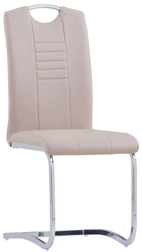 5 pcs conjunto de jantar couro artificial cappuccino