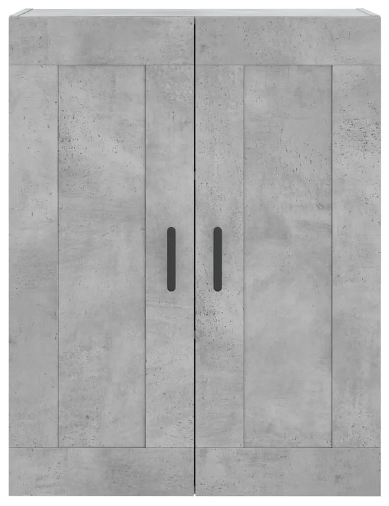 Armário alto 69,5x34x180 cm derivados de madeira cinza cimento