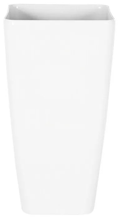 Vaso para plantas 30 x 30 x 57 cm branco MODI Beliani