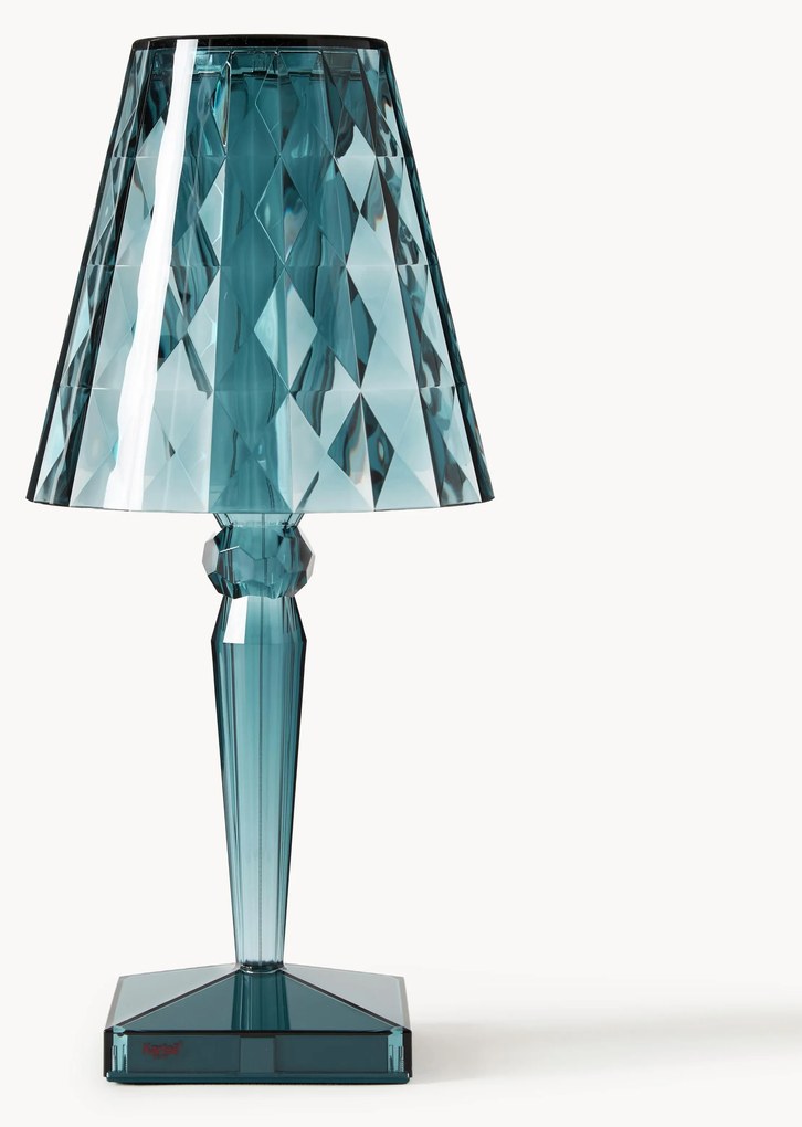 Candeeiro de mesa LED portátil e regulável Big Battery, Alt 37 cm